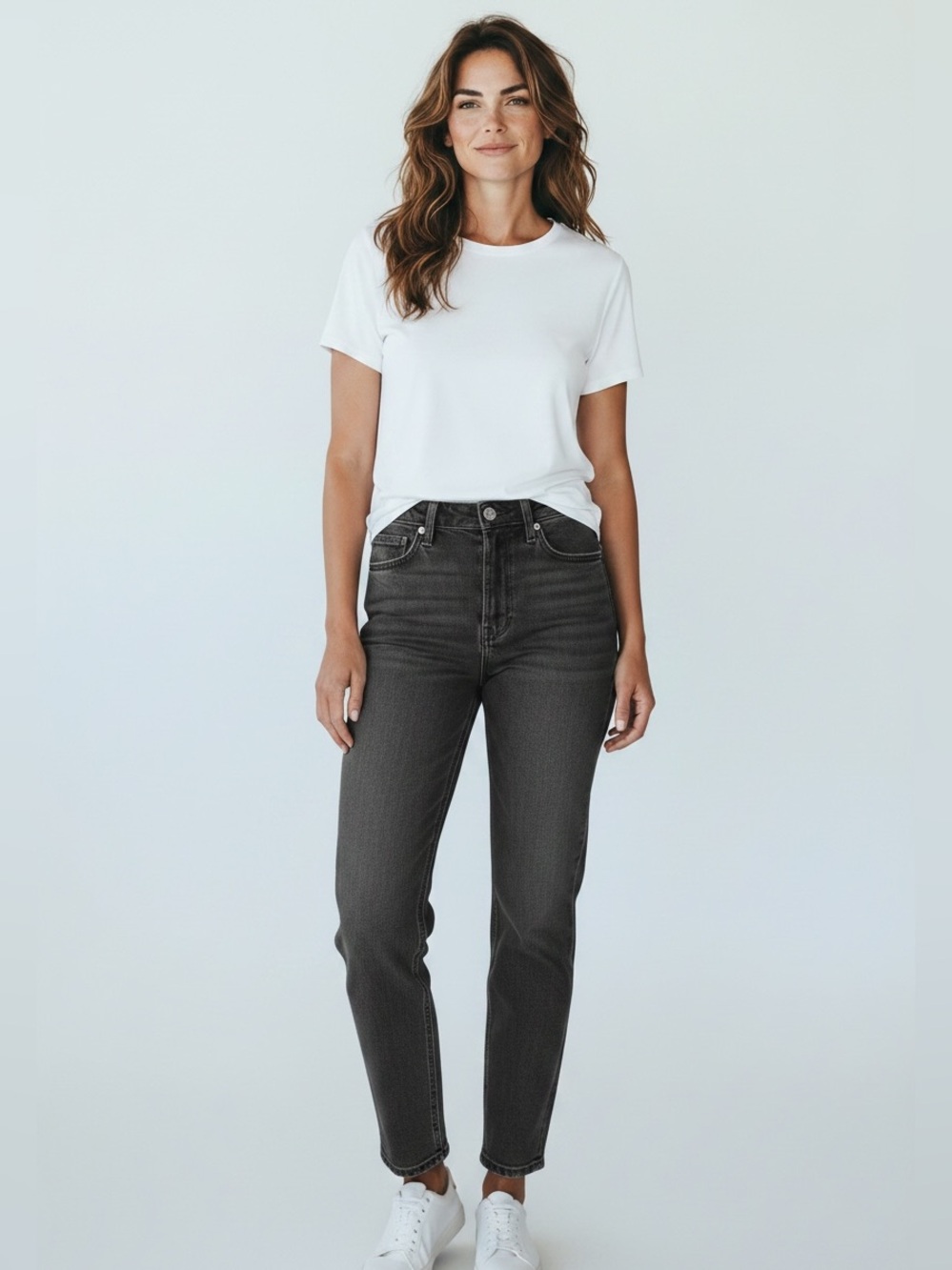 MOTHER The Insider Ankle Jeans Blackbird Black Size 26